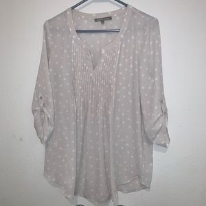 Daniel rainn polka dot women’s top L